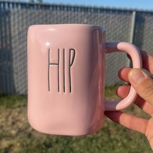 Rae Dunn Hip Hop Easter Coffee Mug Pink 18oz NWOT